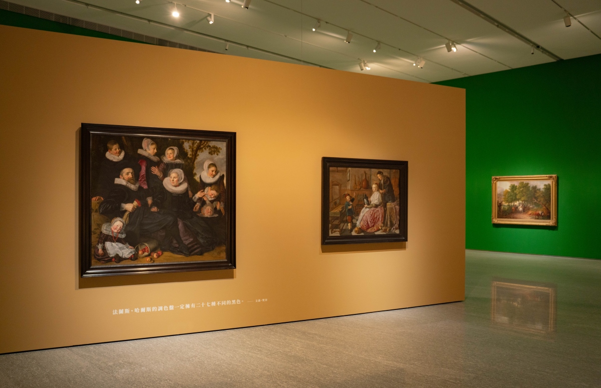 「古典光影大師：林布蘭到哥雅－托雷多美術館珍藏展Ⅰ」展區一隅（圖片提供：富邦美術館）