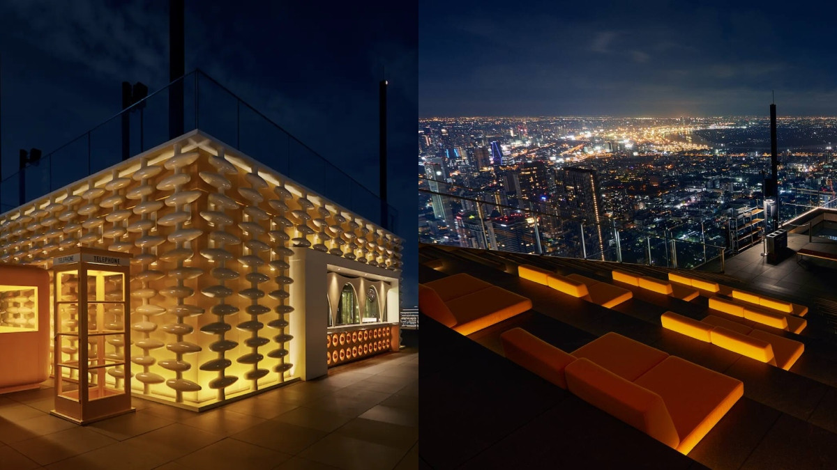 頂樓露天酒吧Sky Beach。（圖片來源：The Standard, Bangkok）
