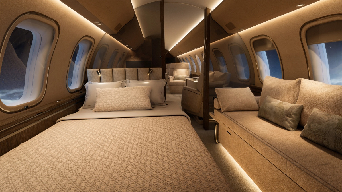 具極高私密度的獨立臥室。（圖片提供：Bombardier）