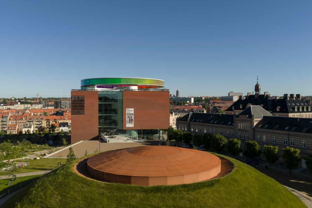 ARoS and As Seen Below ‑ The Dome,a Skyspace by James Turrell.Photo: Adam Mørk, 2026.