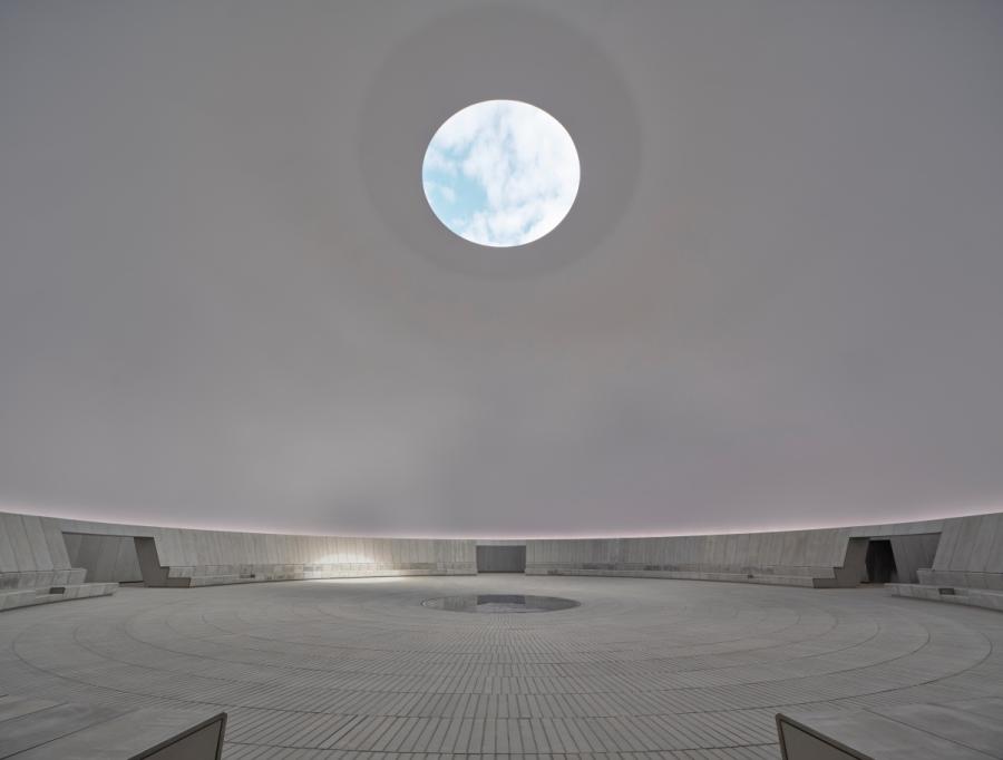 James Turrell, As Seen Below ‑ The Dome,a Skyspace by James Turrell.Photo: Adam Mørk, 2026.