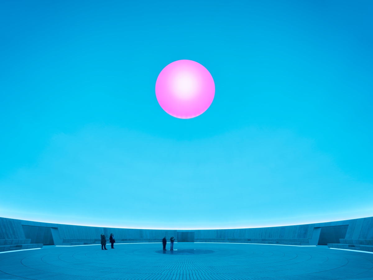 James Turrell, As Seen Below, 2026Foto: Florian Holzherr © ARoS 2026.As Seen Below with outer lid on.
