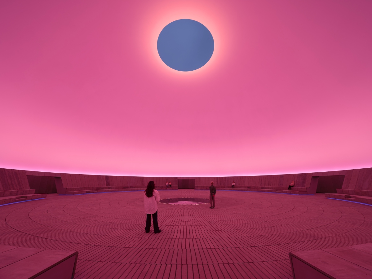 James Turrell, As Seen Below, 2026Foto: Florian Holzherr © ARoS 2026.Sunrise in As Seen Below.