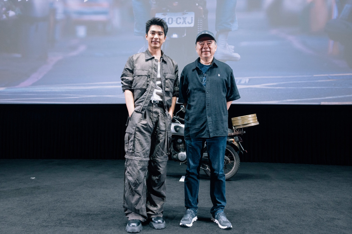曾敬驊、陳玉勳出席《消失的跑片員》首映活動。（圖片提供：影視聽中心）