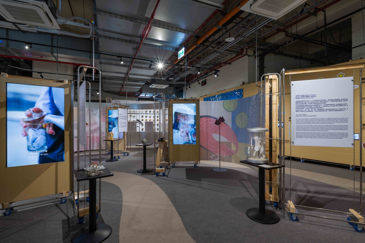 本展區深入臺鐵餐務系統的幕後，透過六支90秒人物紀錄片，帶出六位畢生守在便當第一線的推手故事。（圖片提供：鴻梅文創）