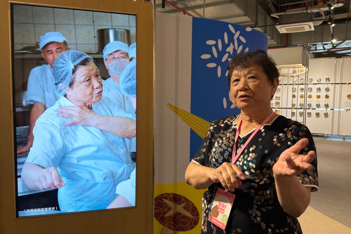研發第三代台鐵便當的臺北餐廳首位女性經理李玉霞（攝影：Adela Cheng）
