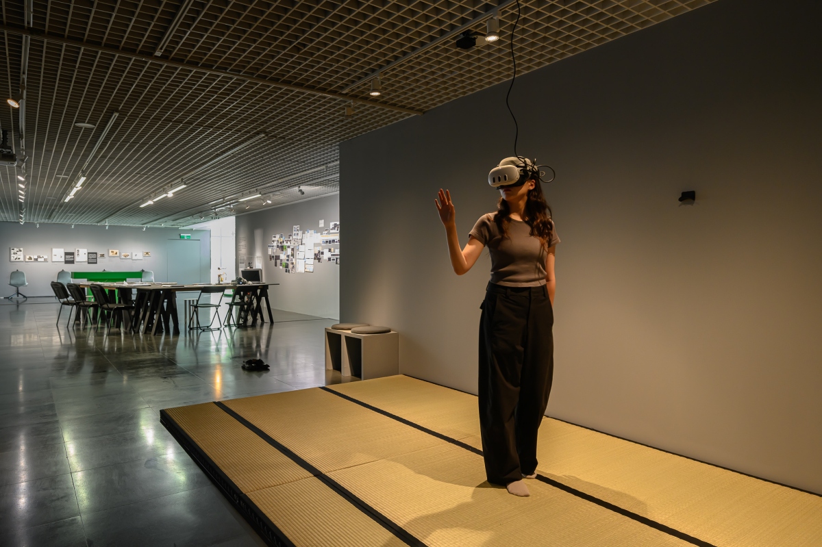 北師美術館森林場景VR體驗區（圖片提供：北師美術館，攝影：王世邦 Anpis Wang）
