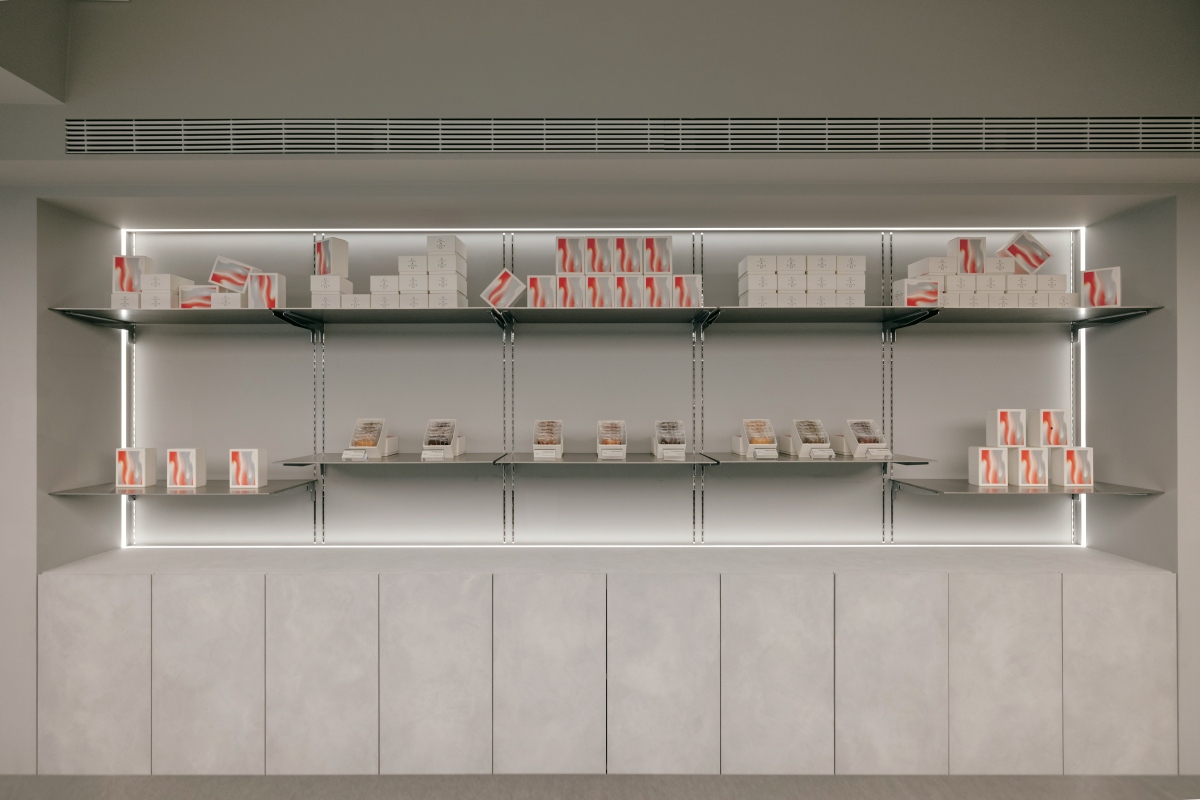 甜點店「髙GAO」品牌視覺識別。（圖片提供：HOUTH）