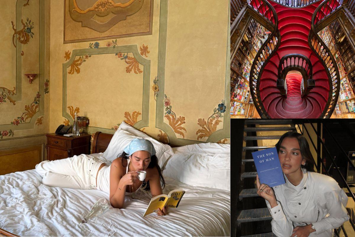 （圖片來源：Dua Lipa、Livraria Lello、Service95）