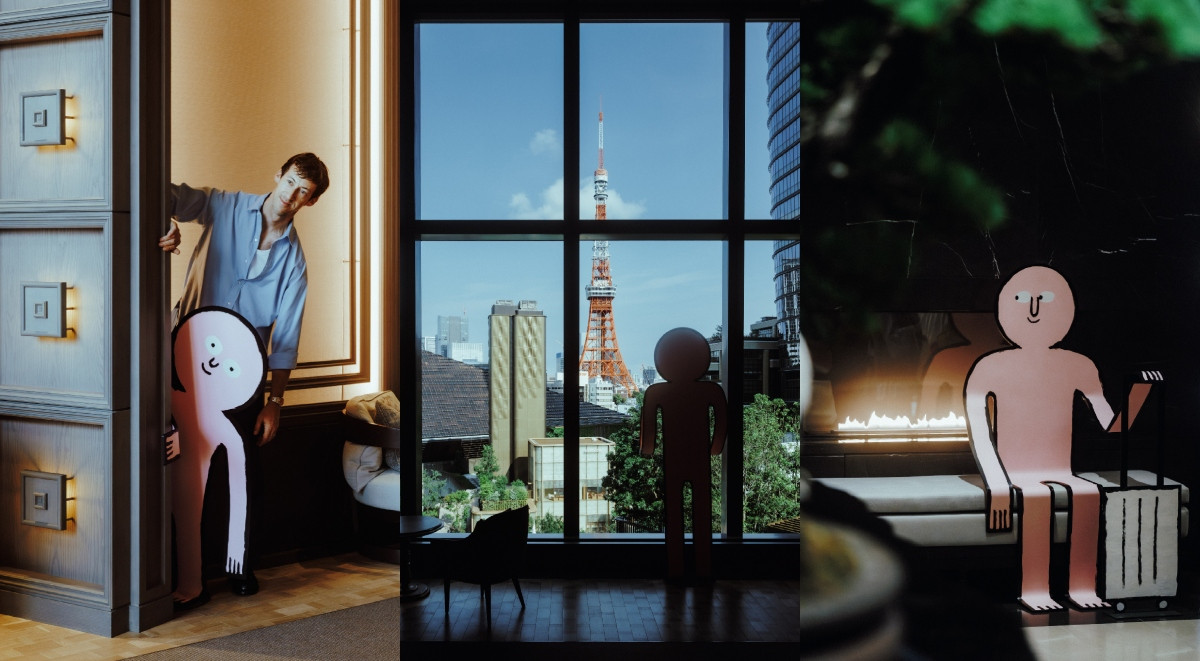 紙片人出沒注意！法國藝術家創作展《The GUESTS》插旗安縵姊妹酒店，入住麻布台之丘「迦努東京」邂逅10位趣味角色