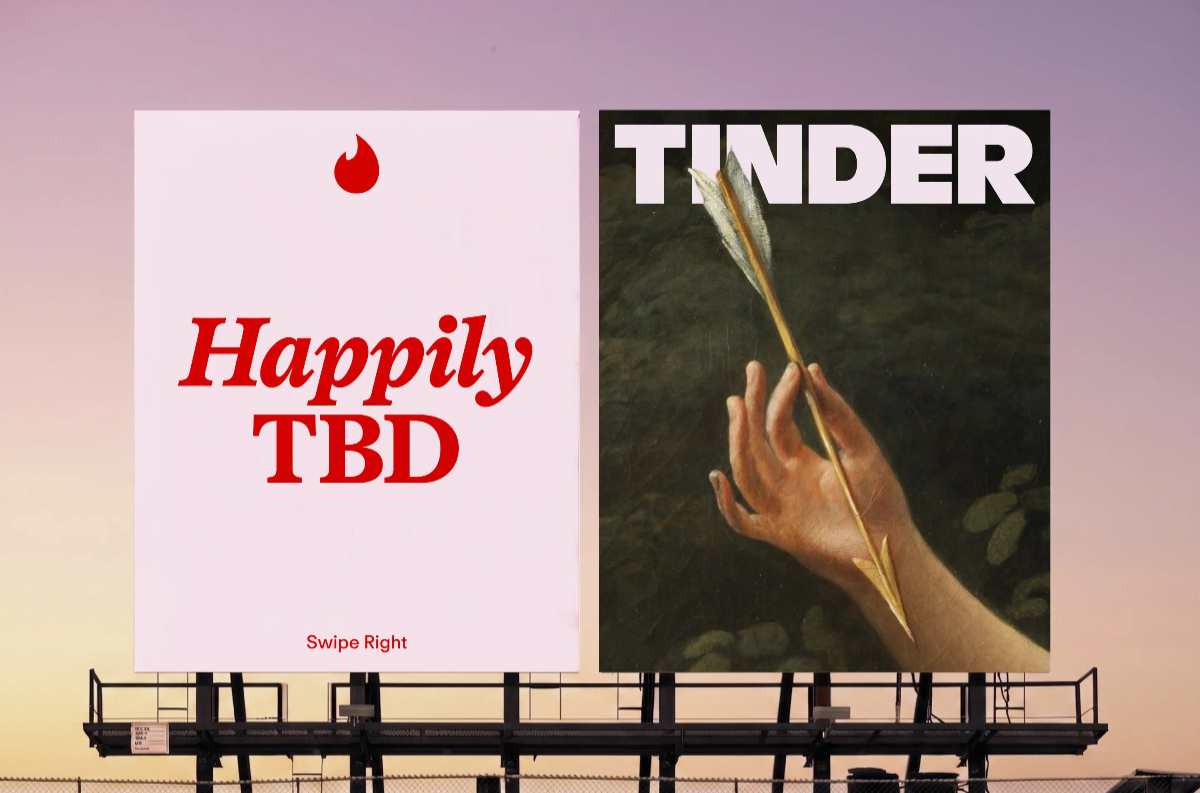 Tinder十年來首次品牌重塑！化身Z世代的戀愛專欄作家，經典火焰圖案變銳利了