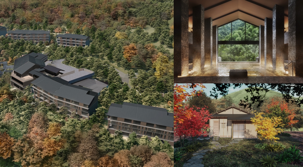 日本全新奢華旅宿「箱根三井」2026年底開幕！串起天然溫泉、森林秘境與三井家族歷史的絕美頂級飯店