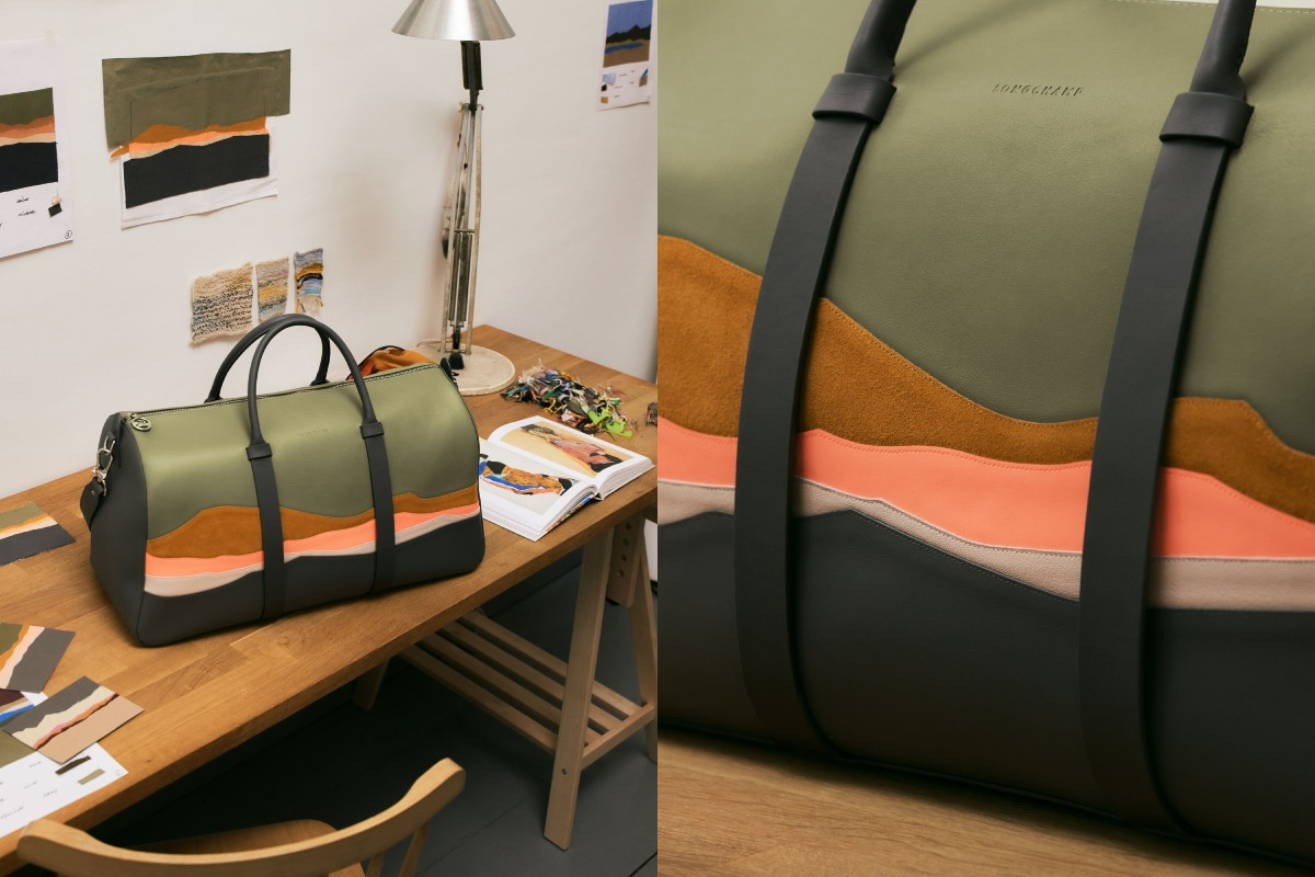 Daylong旅行包（礦物色），參考價格 NT$86,300。（圖片提供：Longchamp）