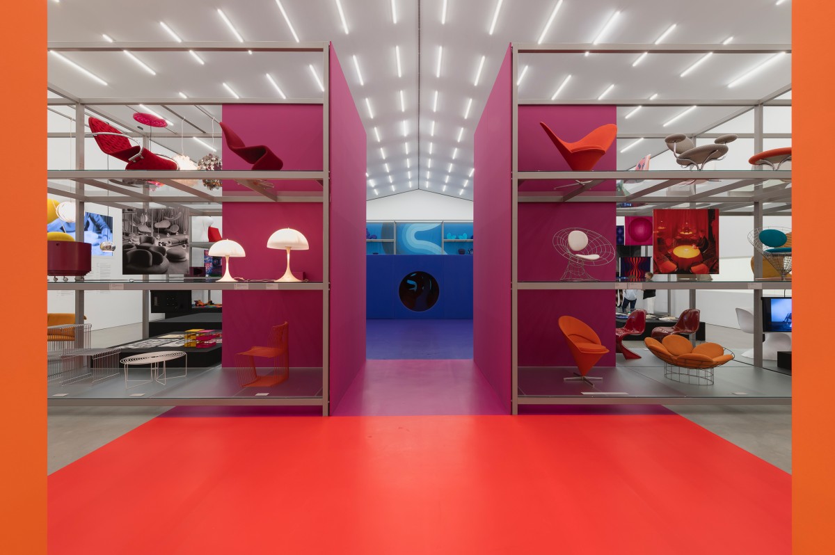 《Verner Panton: Form, Colour, Space》展覽現場。（圖片提供：Vitra Design Museum / Franz Wamhof © Verner Panton Design AG）