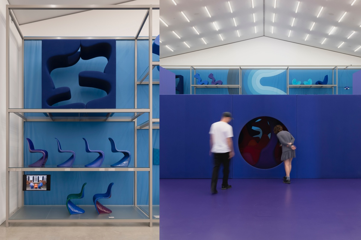 《Verner Panton: Form, Colour, Space》展覽現場。（圖片提供：Vitra Design Museum / Franz Wamhof © Verner Panton Design AG）