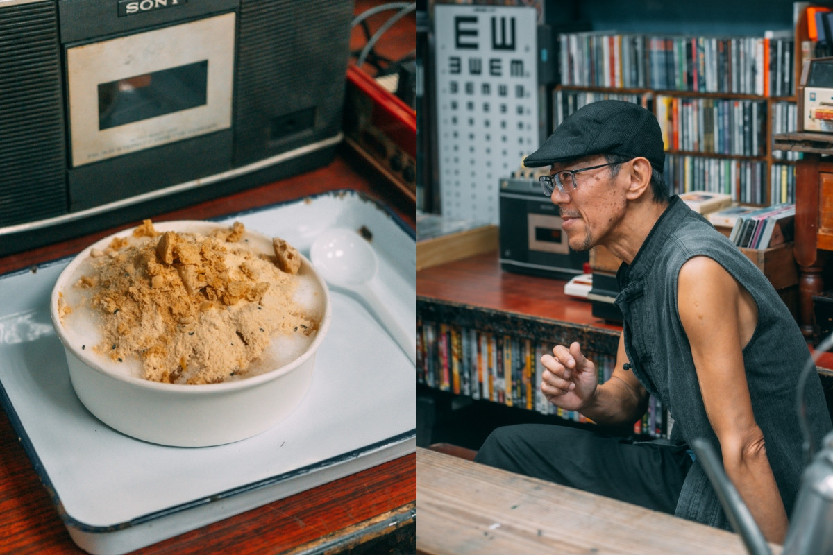 兼具維修技師身分的創辦人（右）堅持手炒麵茶。（圖片提供：誠品生活）