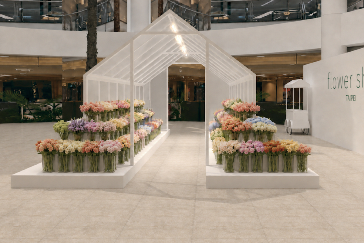 「Flower Shop絨毛花店」8/28快閃微風廣場！百種繽紛花卉＋台灣限定款齊登場