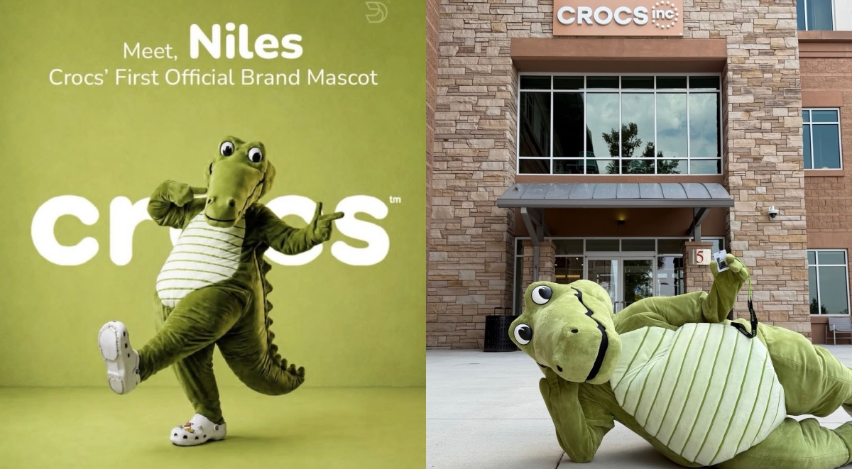 Crocs洞洞鞋吉祥物「Niles」誕生！藏在鞋扣近25年的鱷魚，化身183公分、獅子座、穿26號鞋的全新角色IP