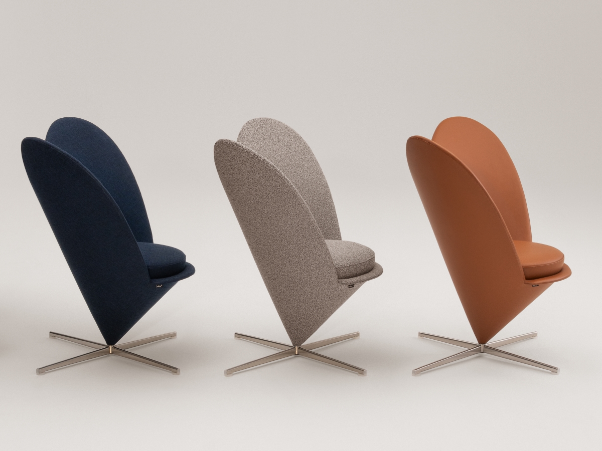Heart Cone Chair 2026 年 Panton 誕辰 100 週年紀念版。（圖片提供：Vitra）