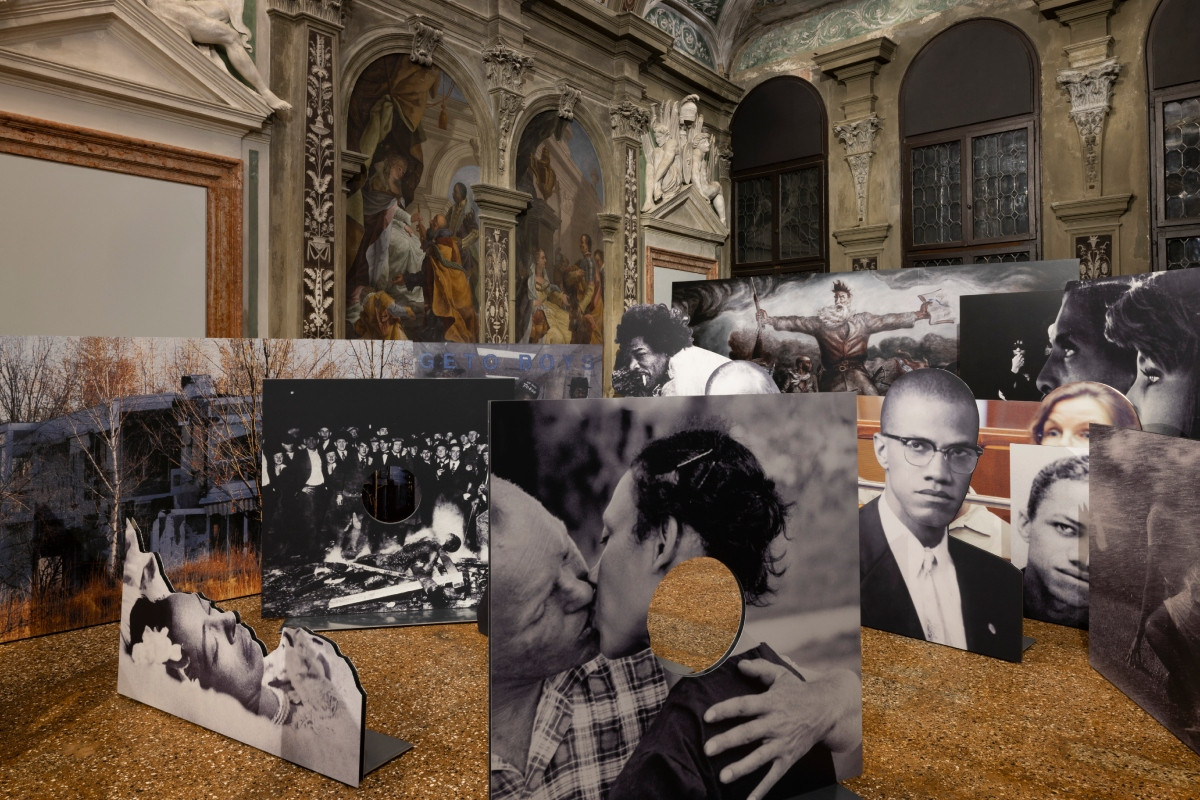 Arthur Jafa《Viriconium》。（圖片提供：Fondazione Prada／攝影：Andrea Rossetti）