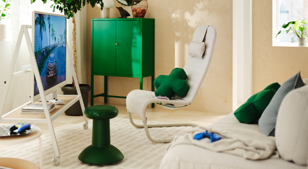 IKEA與XBOX「YXSTABY」聯名家具系列！專為遊戲玩家打造，手把搖桿造型椅必收