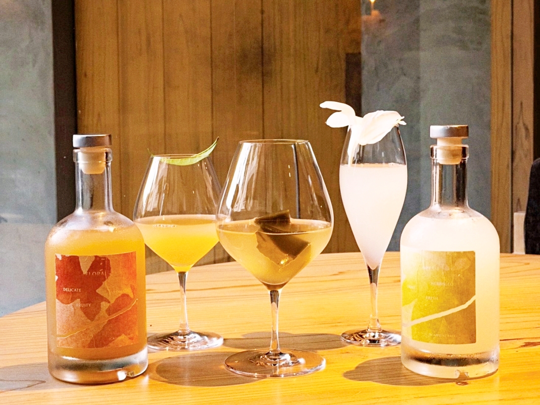 「在．家 À LA MAISON」期間限定餐會無酒精Pairing。（圖片提供：zài）