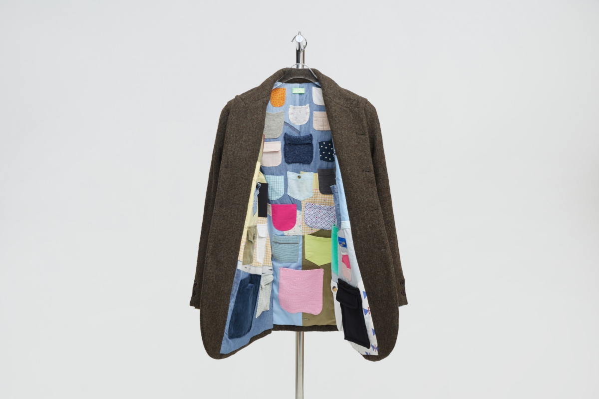 Memory of Love (collaboration with RE;CODE), 2026, Wool and nylon clothing, 93 x 45 x 30 cm
