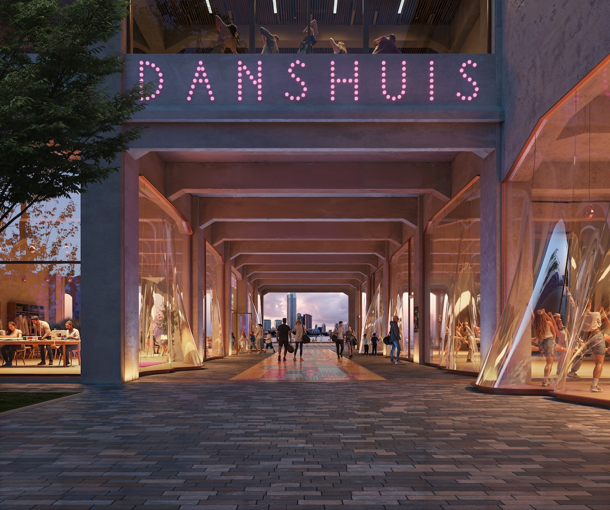 MAD設計「鹿特丹Danshuis舞蹈中心」！以舞者飄揚裙擺為靈感打造流動玻璃帷幕