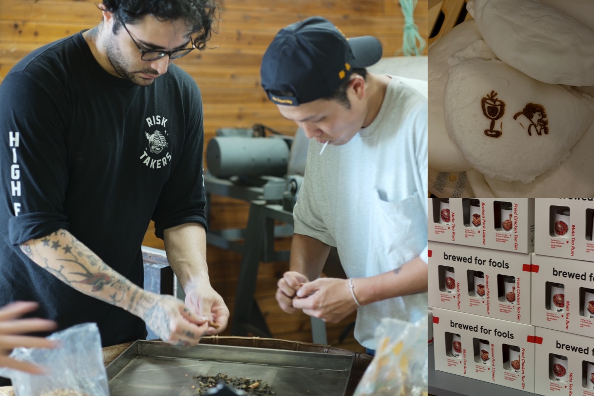 BFF邀請S.C Lab研發三種「茶酒(Cha Jiu)」，以台灣料理為靈感的口味⸺滷肉、麻辣火鍋、炸雞。（圖片提供：S.C Lab）