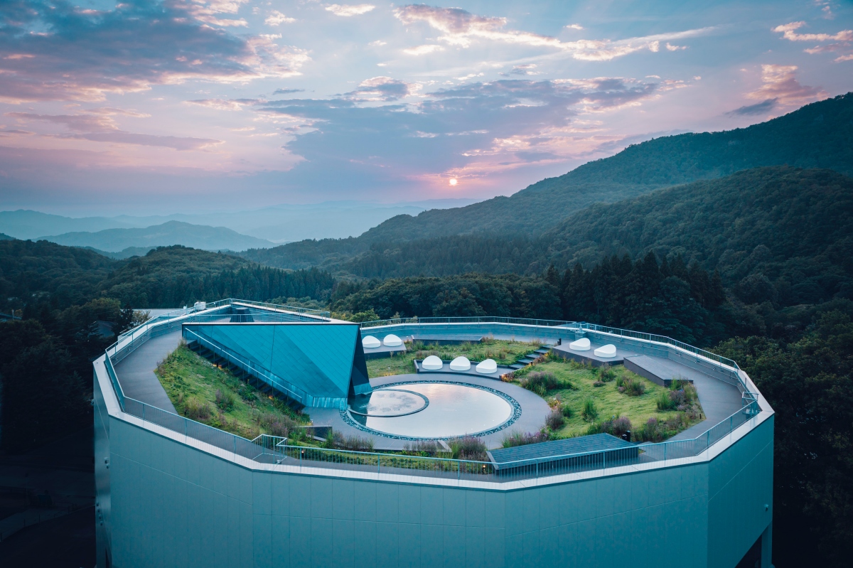 「界 藏王」正十四角形塔型建築相當吸睛。（圖片提供：星野集團）
