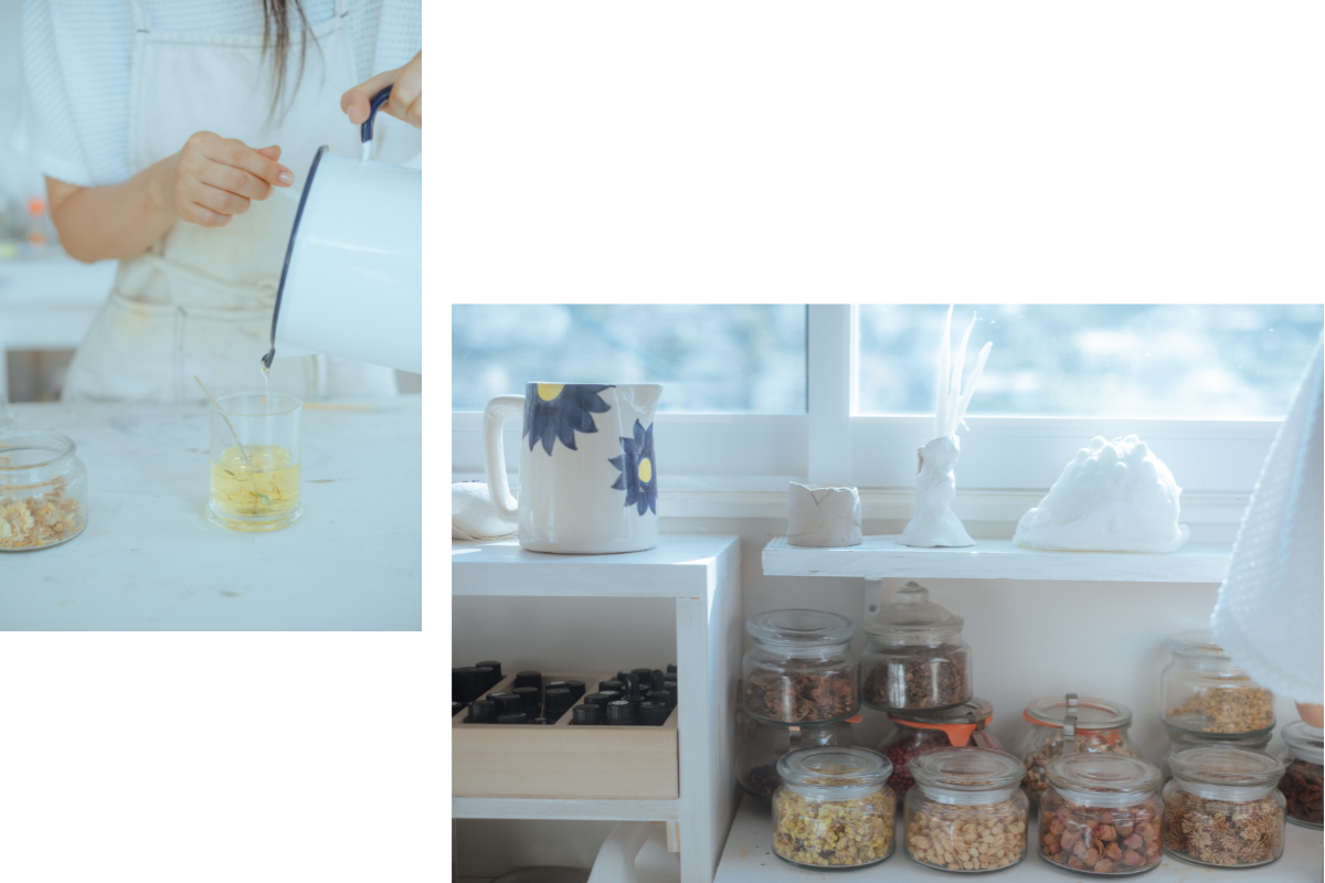 Yenabell 產品使用精油、乾燥花、蜂蠟、大豆蠟等自然素材製作。（圖片提供：Yenabell ）