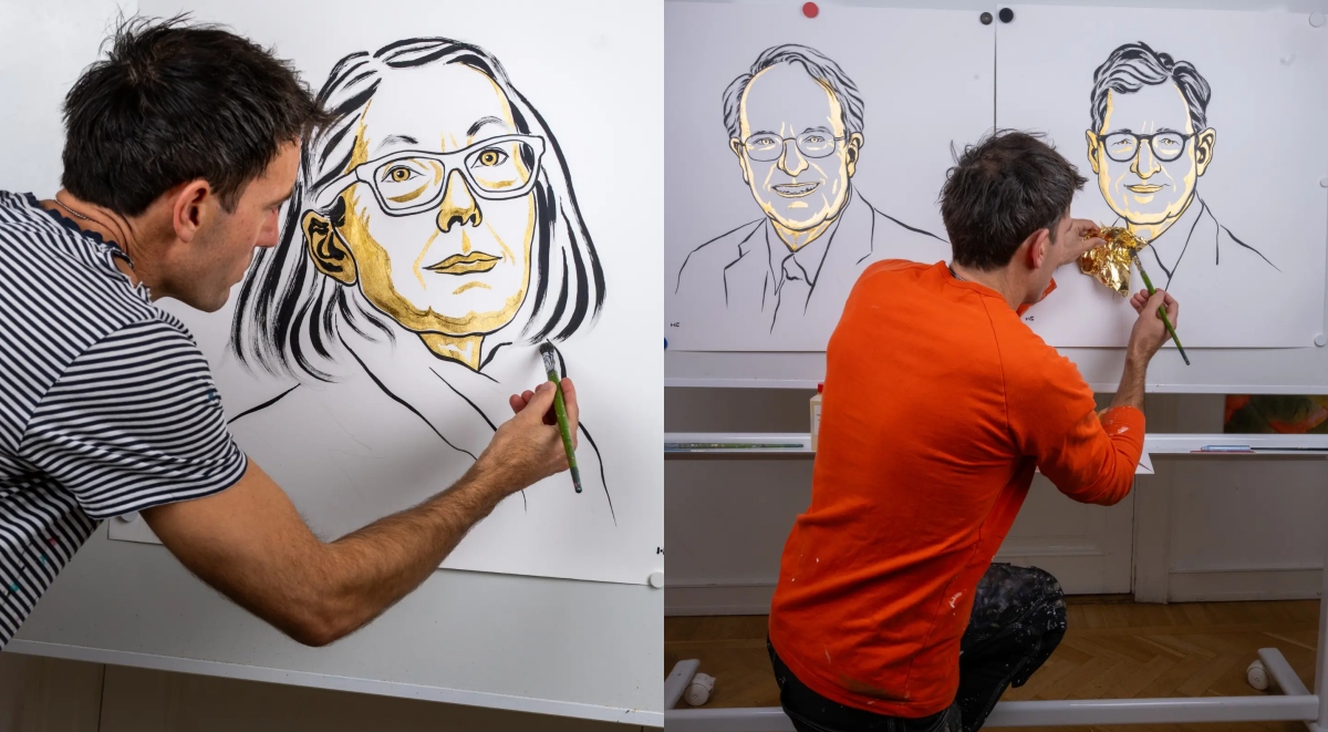 每年諾貝爾獎得主肖像出自誰手？揭開藝術家Niklas Elmehed的創作幕後