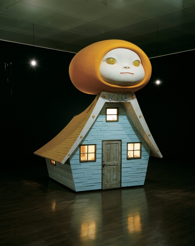 Yoshitomo Nara, Voyage of the Moon (Resting Moon), 2006; collection of 21st Century Museum of Contemporary Art, Kanazawa; photo: Atsushi Nakamichi / Nacása & Partners, courtesy of 21st Century Museum 